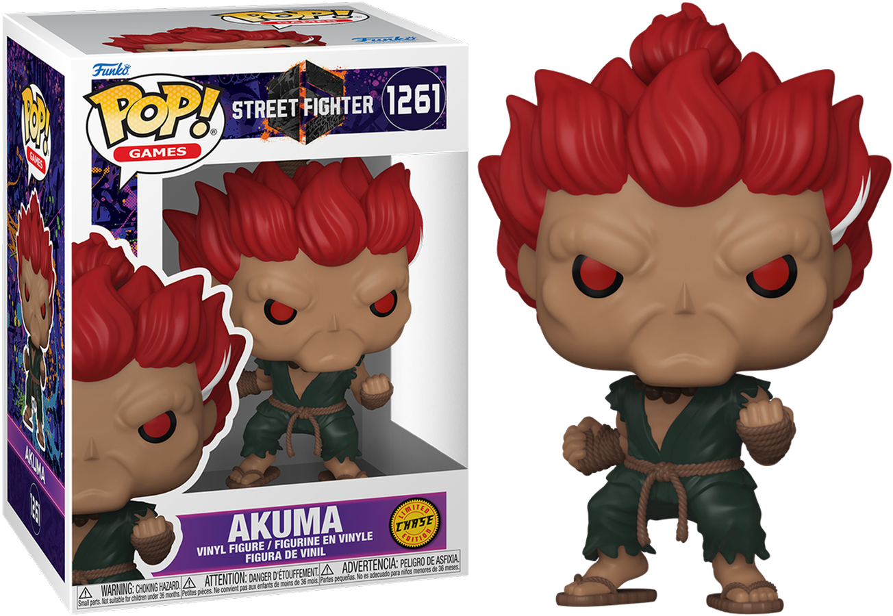 Street Fighter 6 – Akuma (with Chase) Pop! Vinyl
