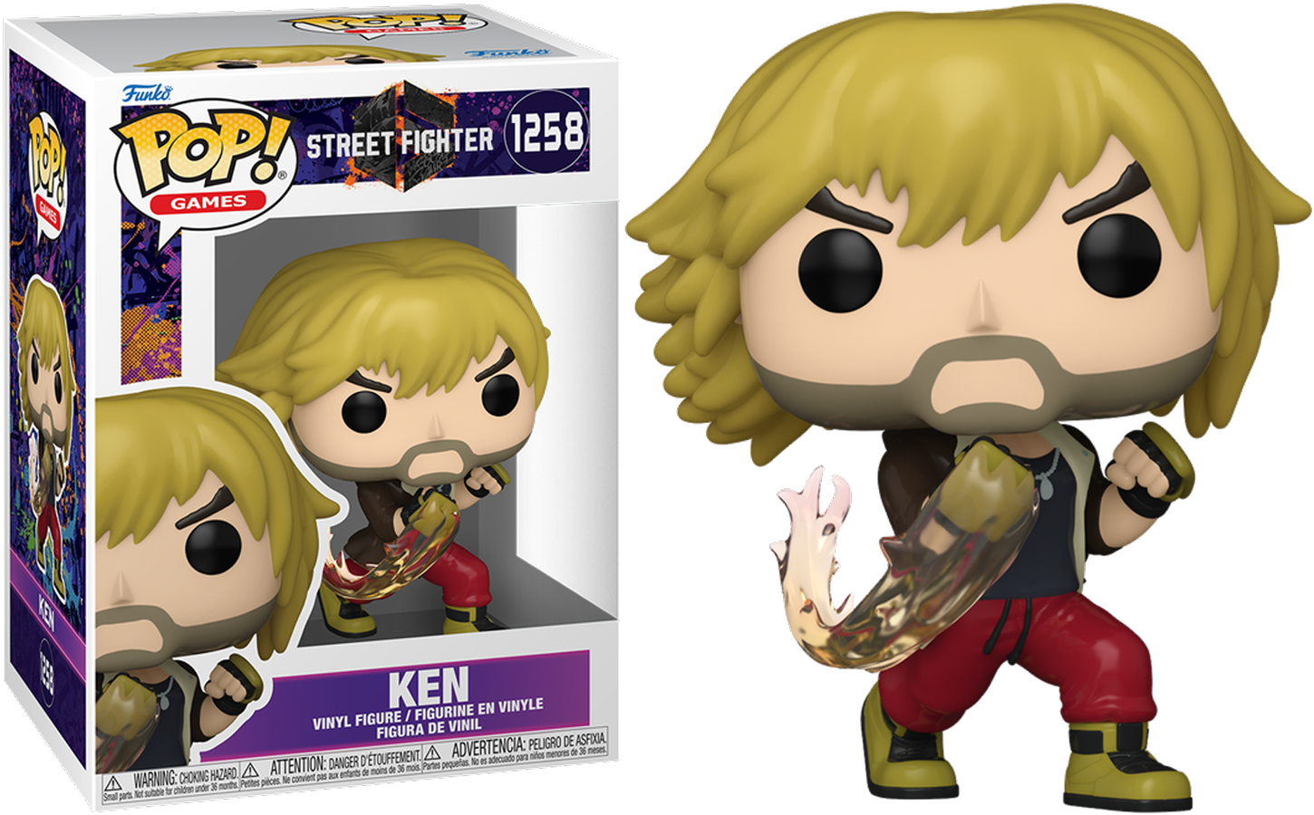 Street Fighter 6 – Ken Pop! Vinyl