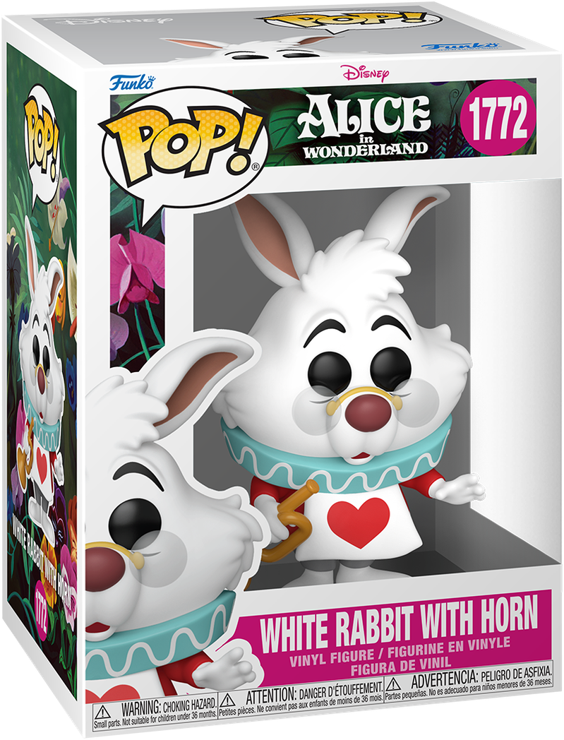 Alice in Wonderland (1951) – White Rabbit with Horn Pop! Vinyl
