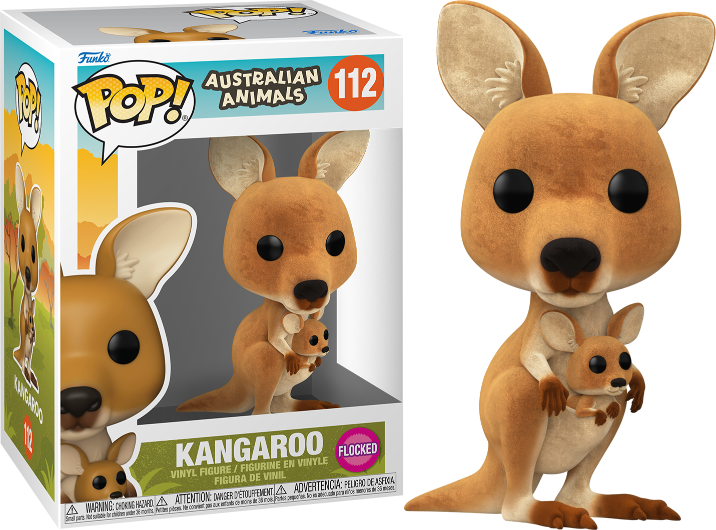 Animales australianos - Canguro en bandada Pop! Vinilo