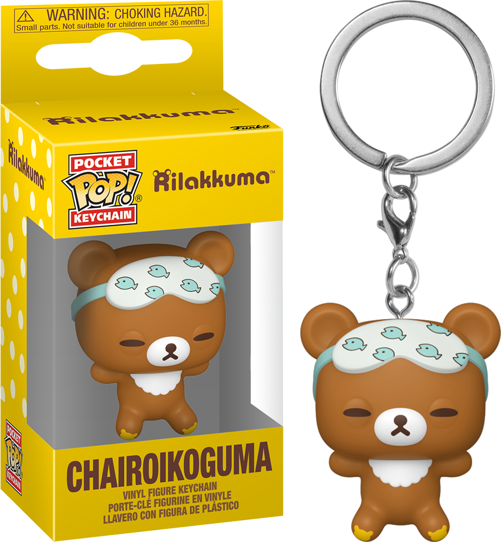 Rilakkuma – Chairoikoguma (Dormido) Llavero Pop!