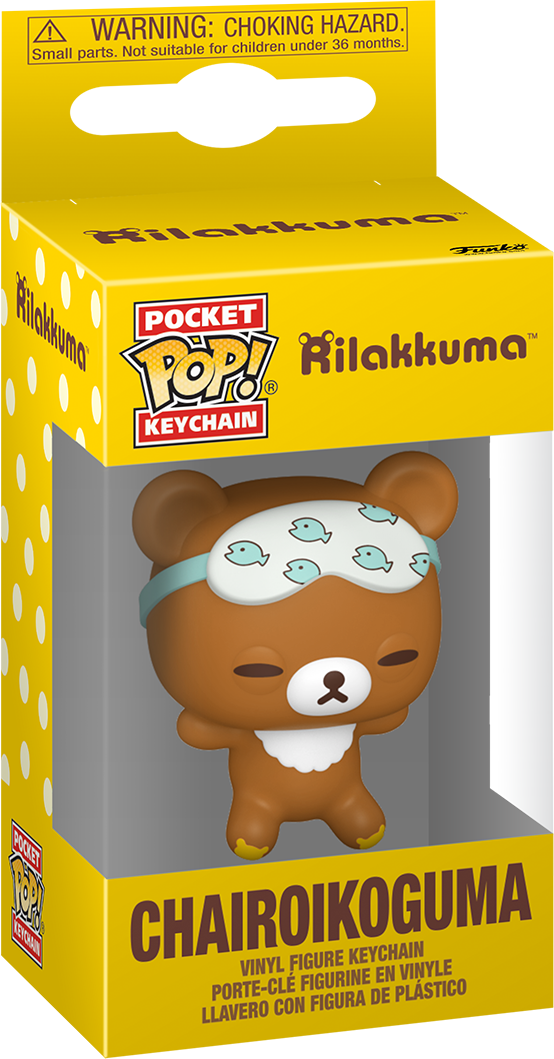 Rilakkuma – Chairoikoguma (Dormido) Llavero Pop!