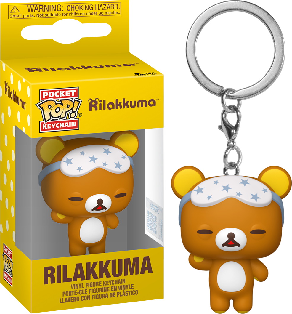 Rilakkuma - Llavero Pop! de Rilakkuma (Durmiendo)