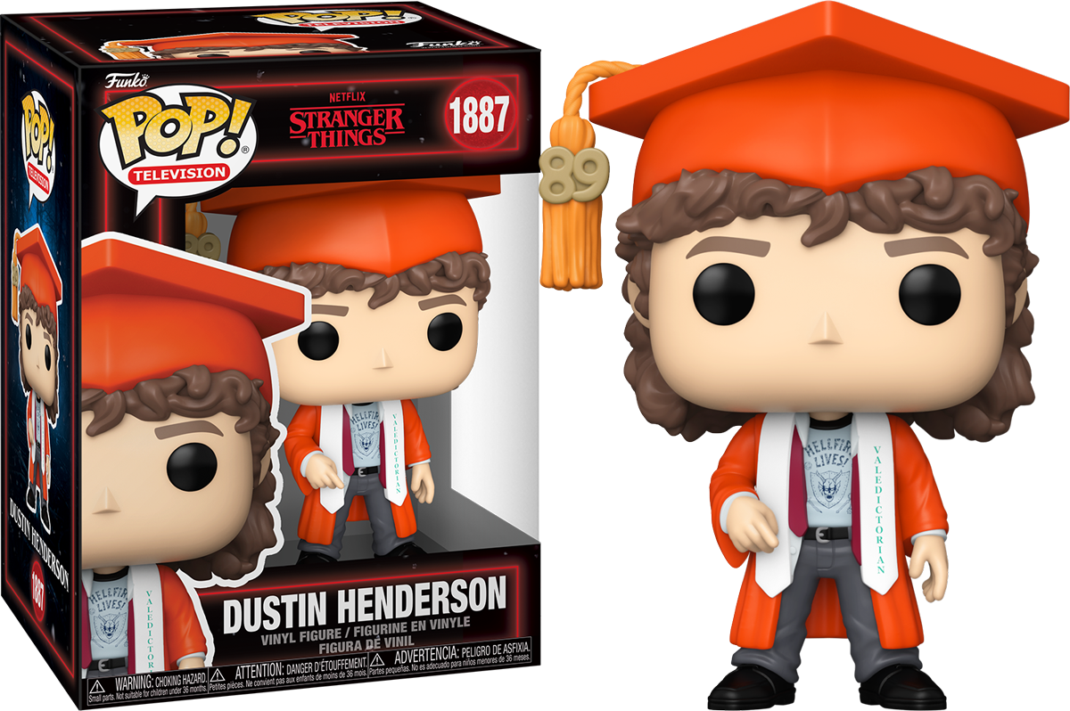 Stranger Things - Dustin Henderson (Graduado) Pop! Vinilo