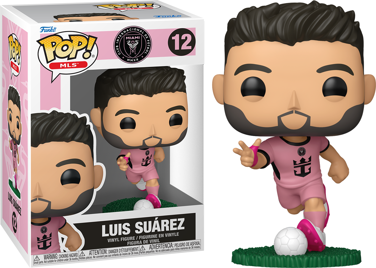 MLS: Inter Miami - Luis Suarez (Pink Kit) Pop! Vinyl