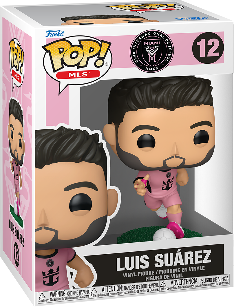 MLS: Inter Miami - Luis Suarez (Pink Kit) Pop! Vinyl