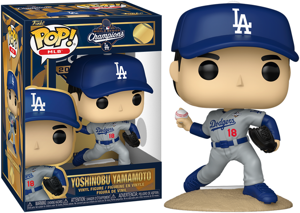 MLB: Dodgers – Yoshinobu Yamamoto (MVP ’25) Pop! Vinyl