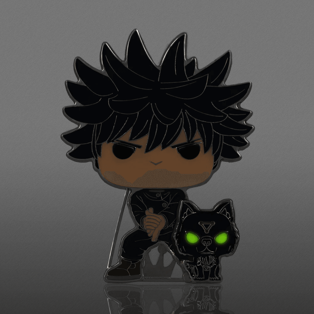 FUNJKPP0002 Jujutsu Kaisen - Megumi Fushiguro 4" Enamel Pop! Pin - Funko - Titan Pop Culture