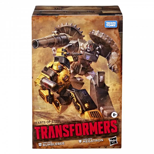 Transformers Hearts of Steel Timelines Megatron and Timelines Bumblebee