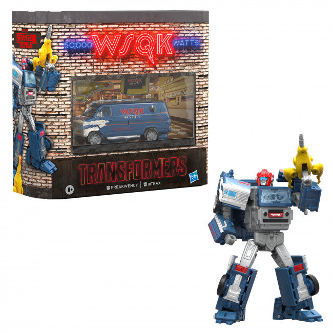 Transformers Stranger Things Freakwency and 8-Trax