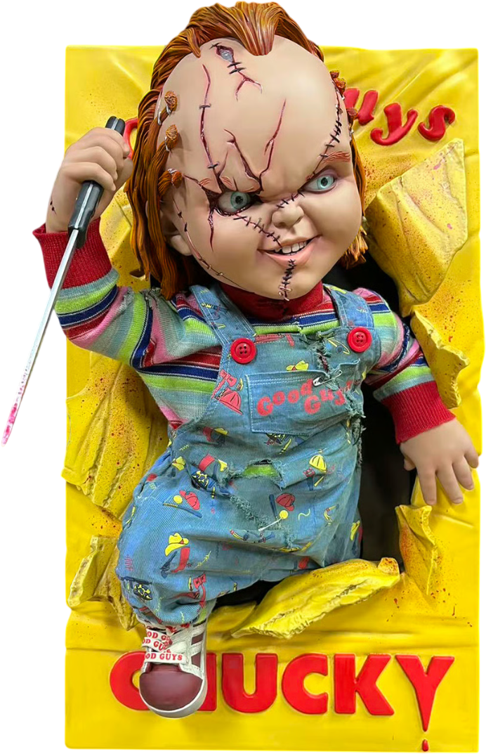 Child’s Play – Chucky Half-Size Wall Sculpture