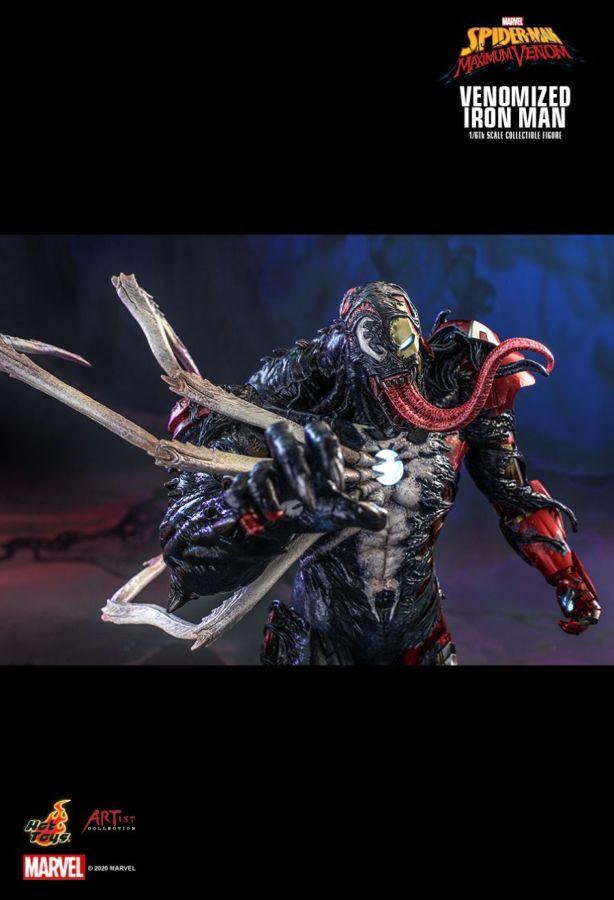 HOTAC04 Spider-Man Maximum Venom - Venomized Iron Man 1:6 Scale 12" Action Figure - Hot Toys - Titan Pop Culture