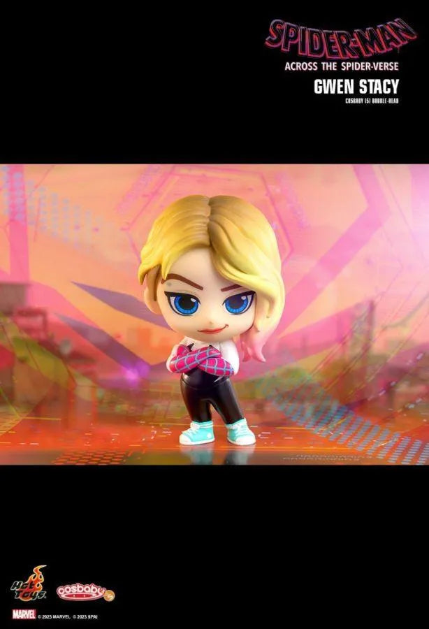 HOTCOSB1019 Spider-Man: Across the Spider-Verse - Gwen Stacey Cosbaby - Hot Toys - Titan Pop Culture