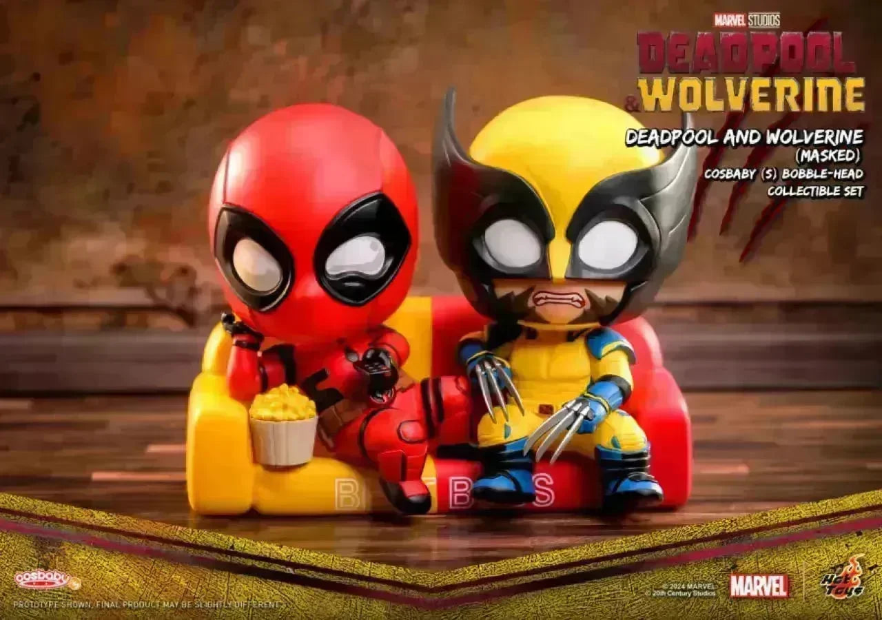 HOTCOSB1121 Deadpool & Wolverine - Best Buds on Sofa Cosbaby - Hot Toys - Titan Pop Culture