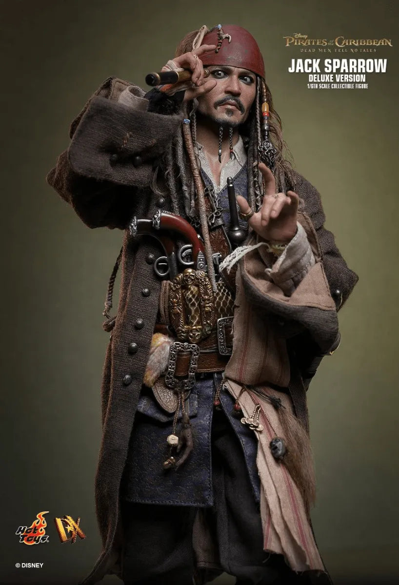 HOTDX38 Pirates of the Caribbean - Jack Sparrow Deluxe 1:6 Scale Collectable Action Figure - Hot Toys - Titan Pop Culture