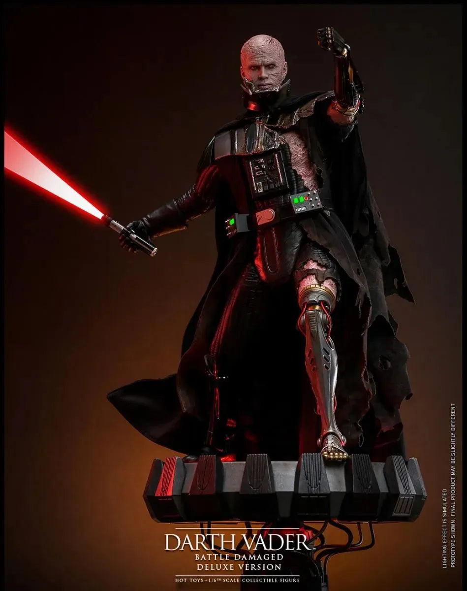 HOTDX45 Star Wars - Darth Vader (Battle Damaged) Deluxe 1:6 Scale Collectable Action Figure - Hot Toys - Titan Pop Culture