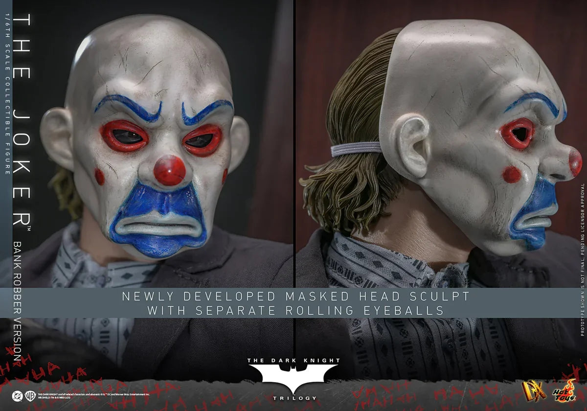 The Dark Knight - The Joker (Bank Robber Version) 1:6 Scale Collectable Action Figure