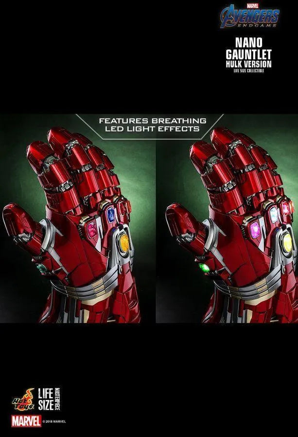 HOTLMS008 Avengers 4: Endgame - Nano Gauntlet (Hulk Version) 1:1 Scale Replica - Hot Toys - Titan Pop Culture