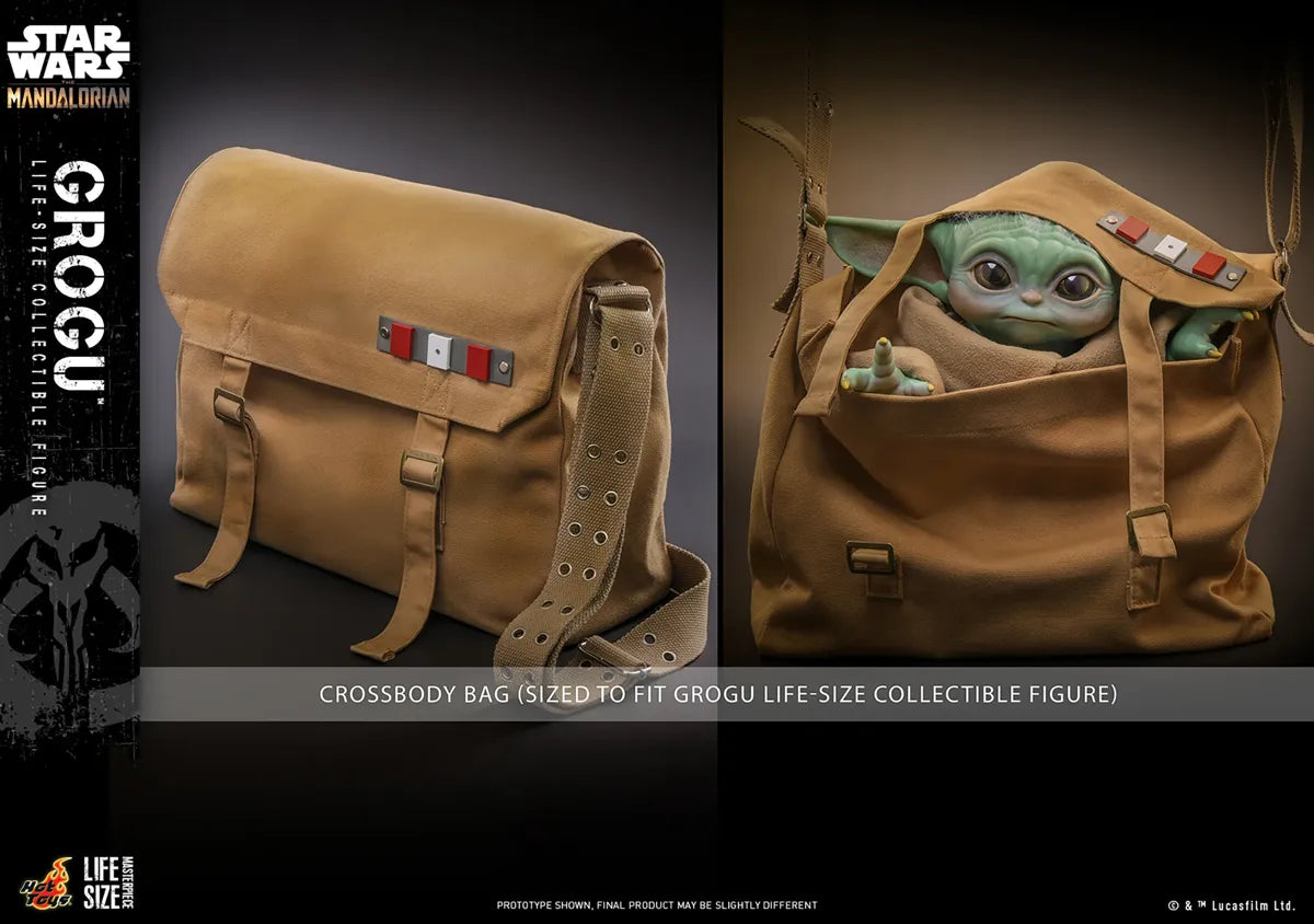 HOTLMS015 Star Wars: Mandalorian - Grogu Life-Size Collectable Action Figure - Hot Toys - Titan Pop Culture