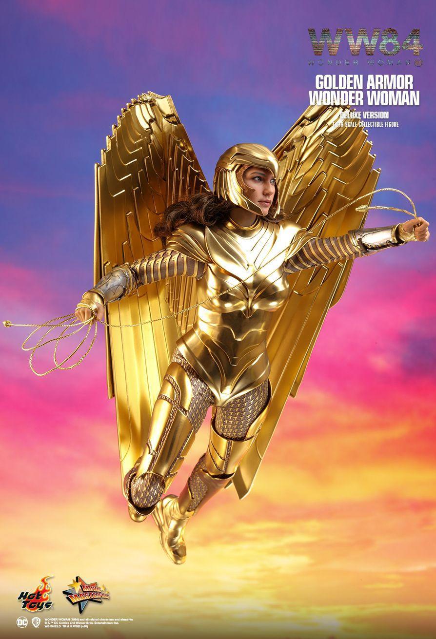 HOTMMS578 Wonder Woman 2: WW84 - Golden Armor Deluxe 1:6 Scale 12" Action Figure - Hot Toys - Titan Pop Culture