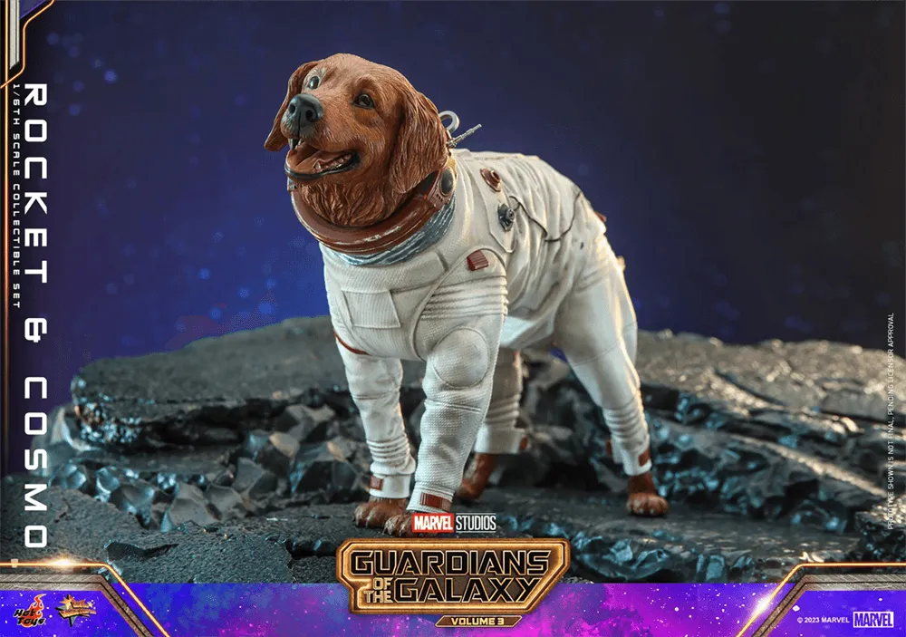 HOTMMS708 Guardians of the Galaxy Vol 3 - Rocket and Cosmo 1:6 Scale Hot Toy Action Figure - Hot Toys - Titan Pop Culture