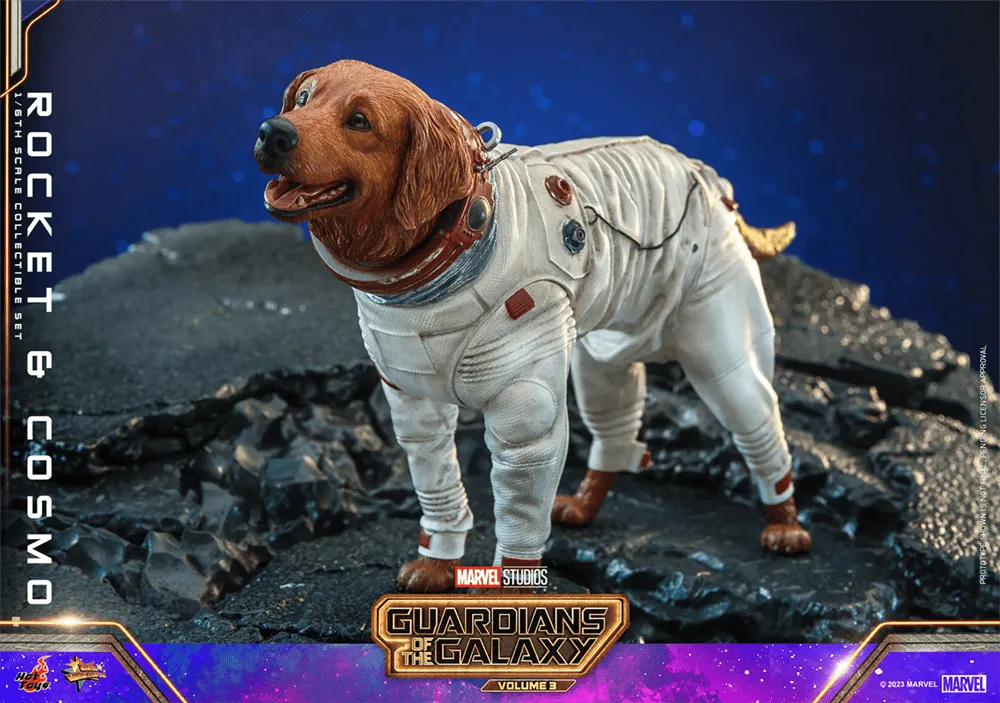 HOTMMS708 Guardians of the Galaxy Vol 3 - Rocket and Cosmo 1:6 Scale Hot Toy Action Figure - Hot Toys - Titan Pop Culture