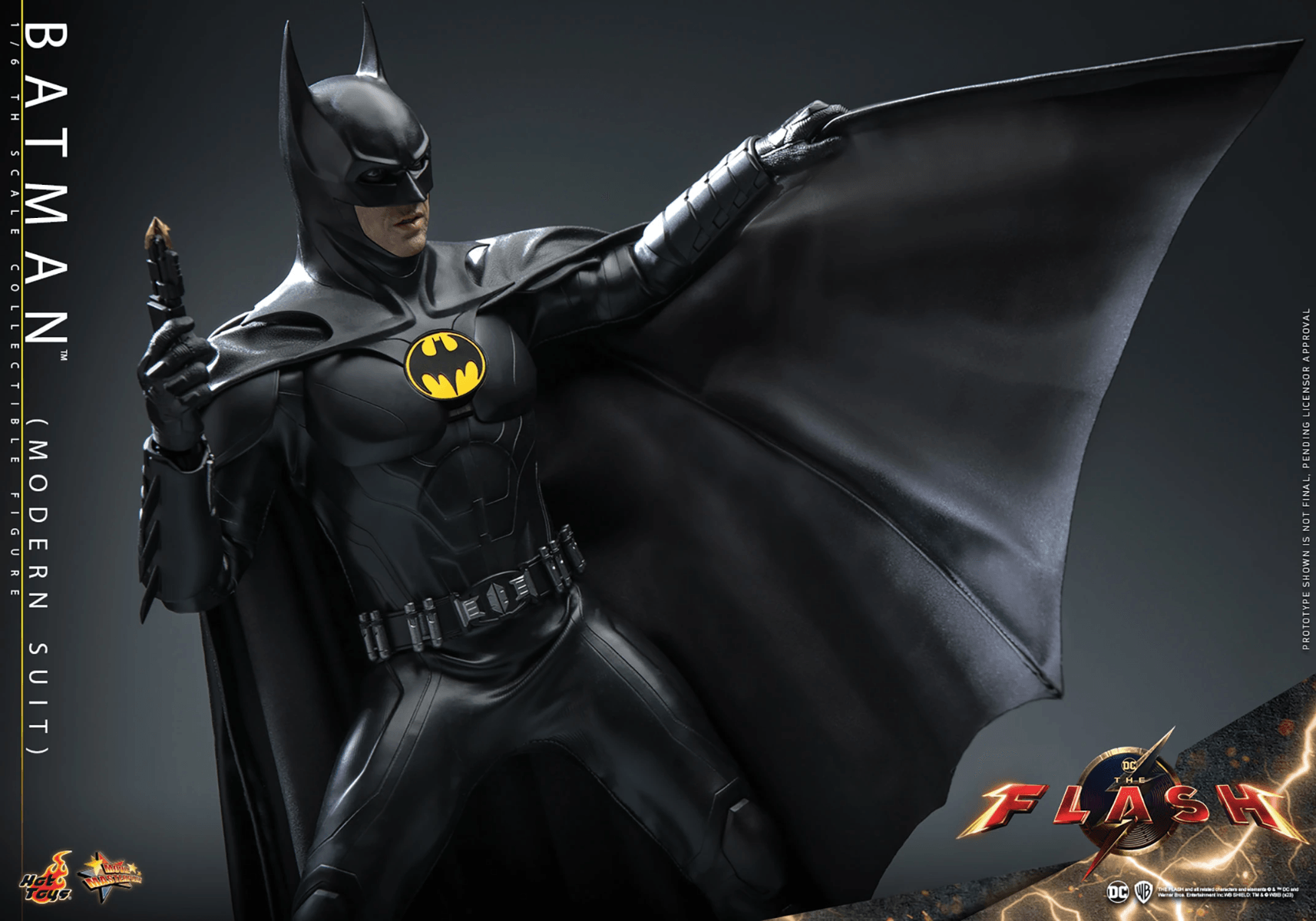 HOTMMS712 The Flash (2023) - Batman (Modern Suit) 1:6 Scale Action Figure - Hot Toys - Titan Pop Culture