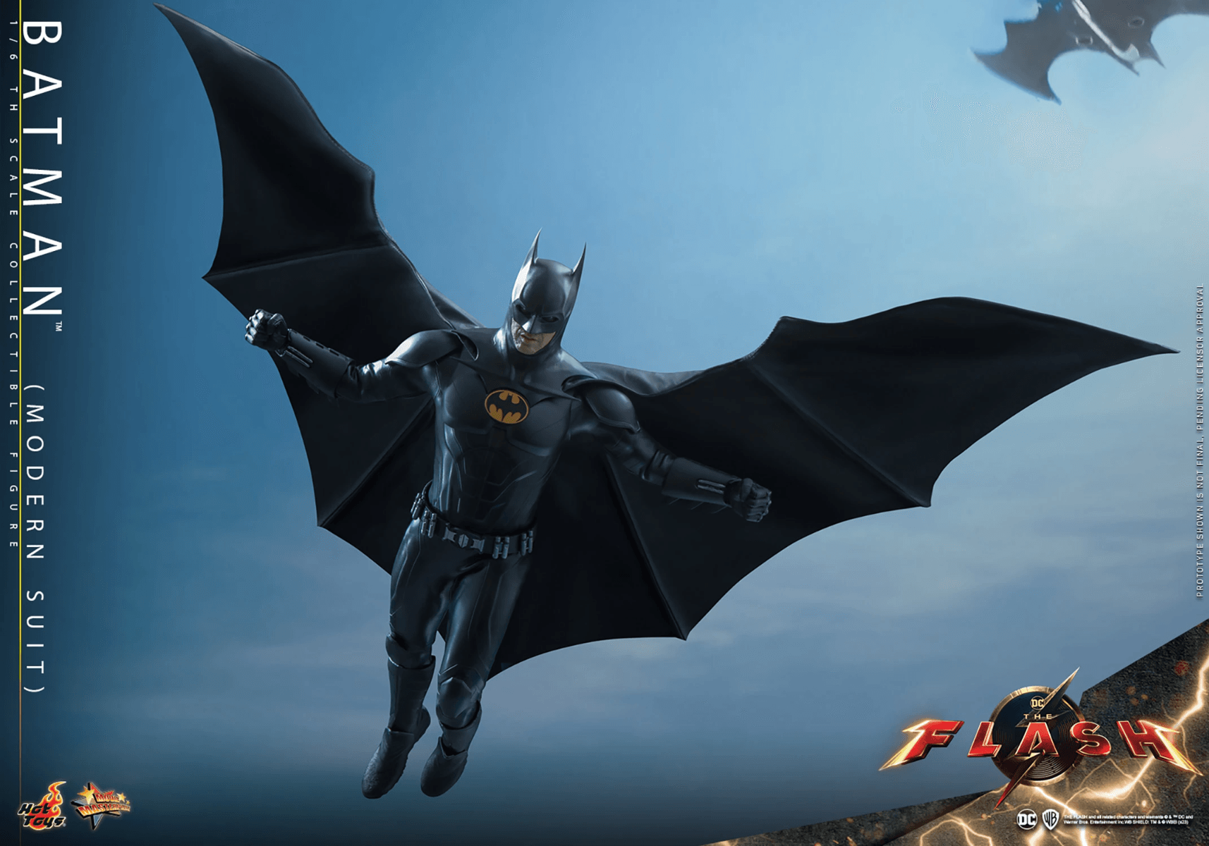 HOTMMS712 The Flash (2023) - Batman (Modern Suit) 1:6 Scale Action Figure - Hot Toys - Titan Pop Culture
