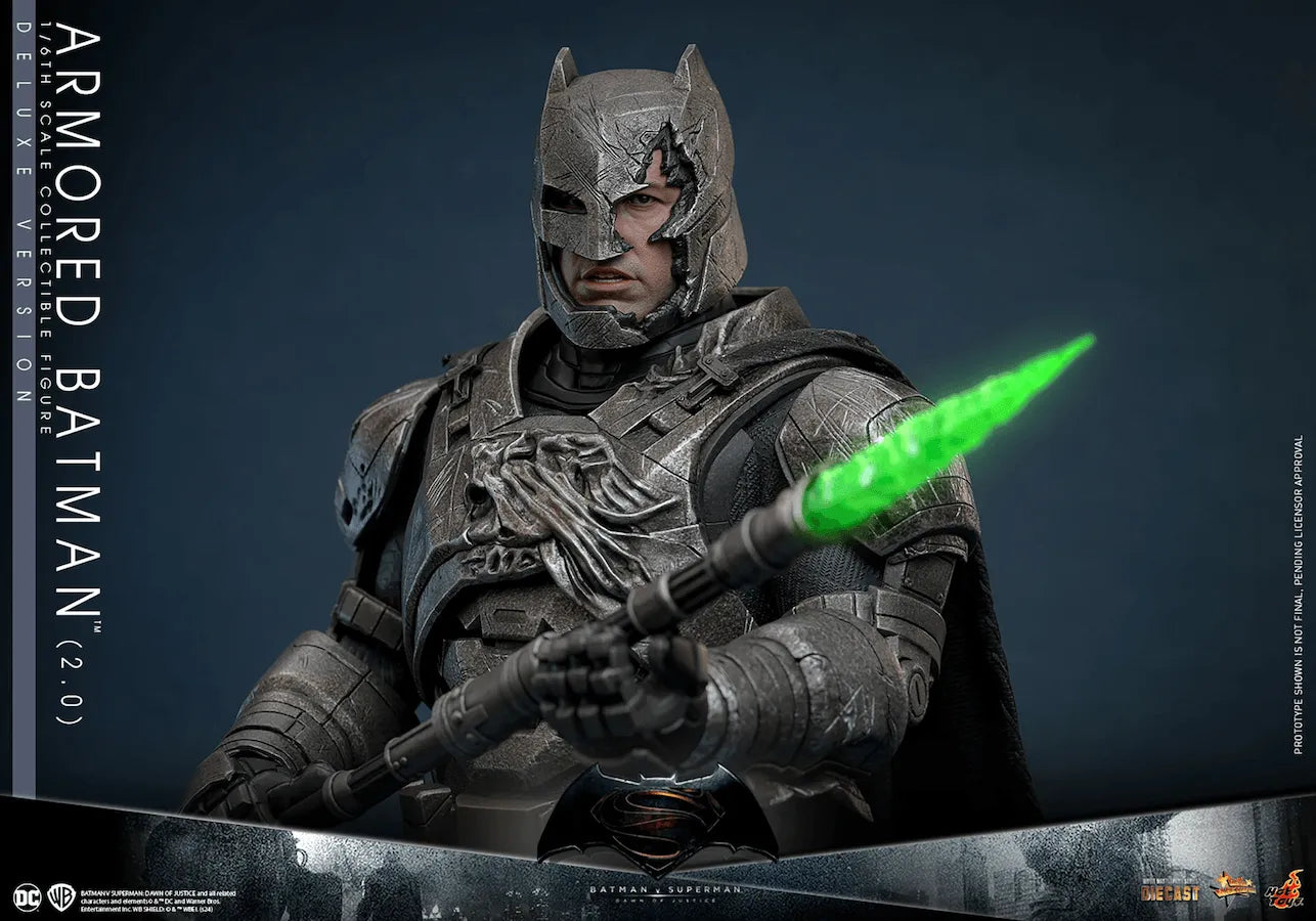 HOTMMS743D63 Batman v Superman: Dawn of Justice - Armored Batman (2.0) Deluxe 1:6 Scale Collectable Figure - Hot Toys - Titan Pop Culture