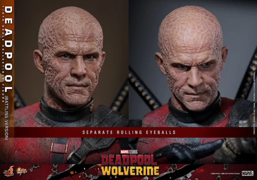 HOTMMS782 Deadpool & Wolverine - Deadpool (Battling Version) 1:6 Scale Collectible Action Figure - Hot Toys - Titan Pop Culture