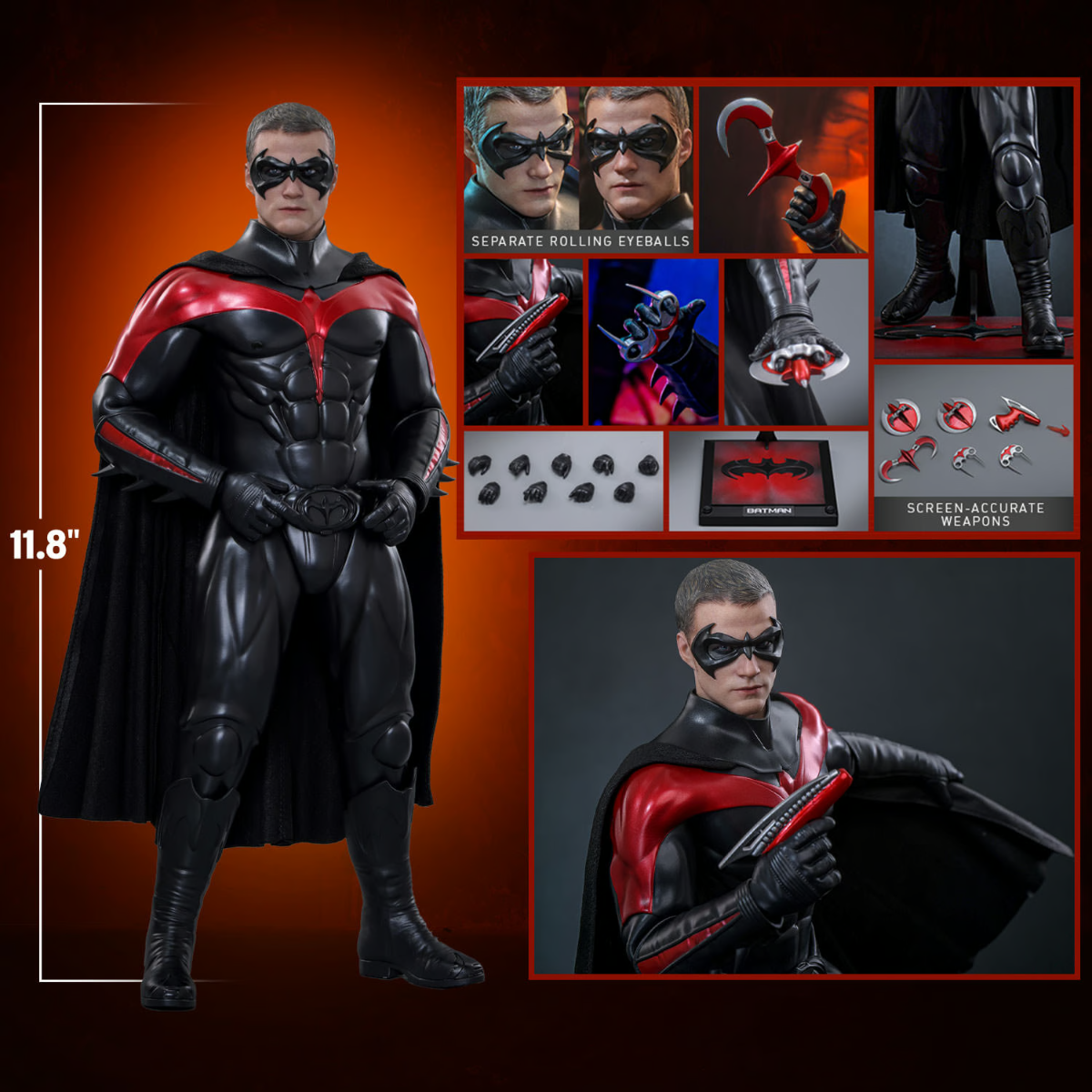 Batman y Robin - Figura de acción coleccionable de Robin a escala 1:6