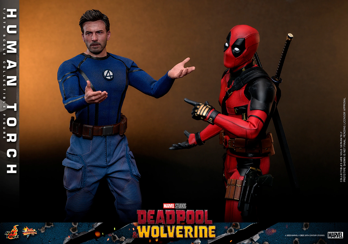 Deadpool & Wolverine - Human Torch 1:6 Scale Collectable Action Figure