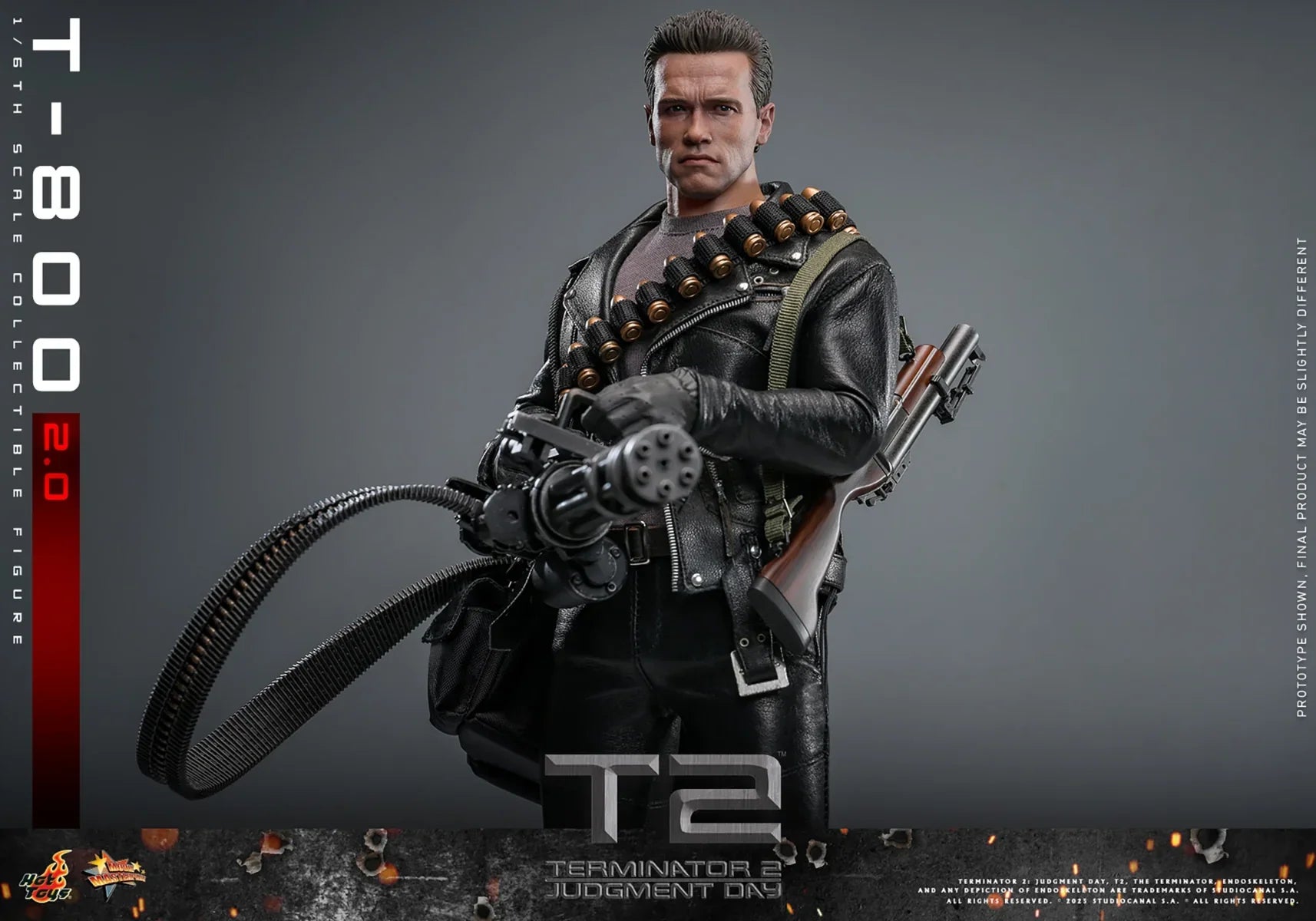 Terminator 2: Judgment Day - T-800 (2.0) 1:6 Scale Collectible Action Figure