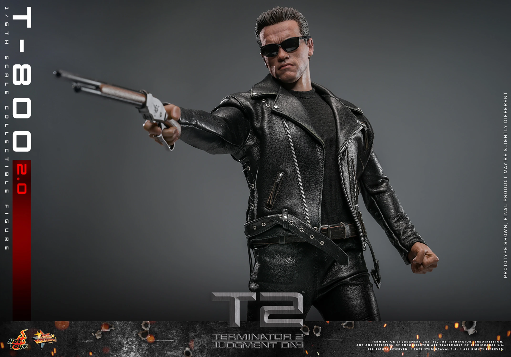 Terminator 2: Judgment Day - T-800 (2.0) 1:6 Scale Collectible Action Figure