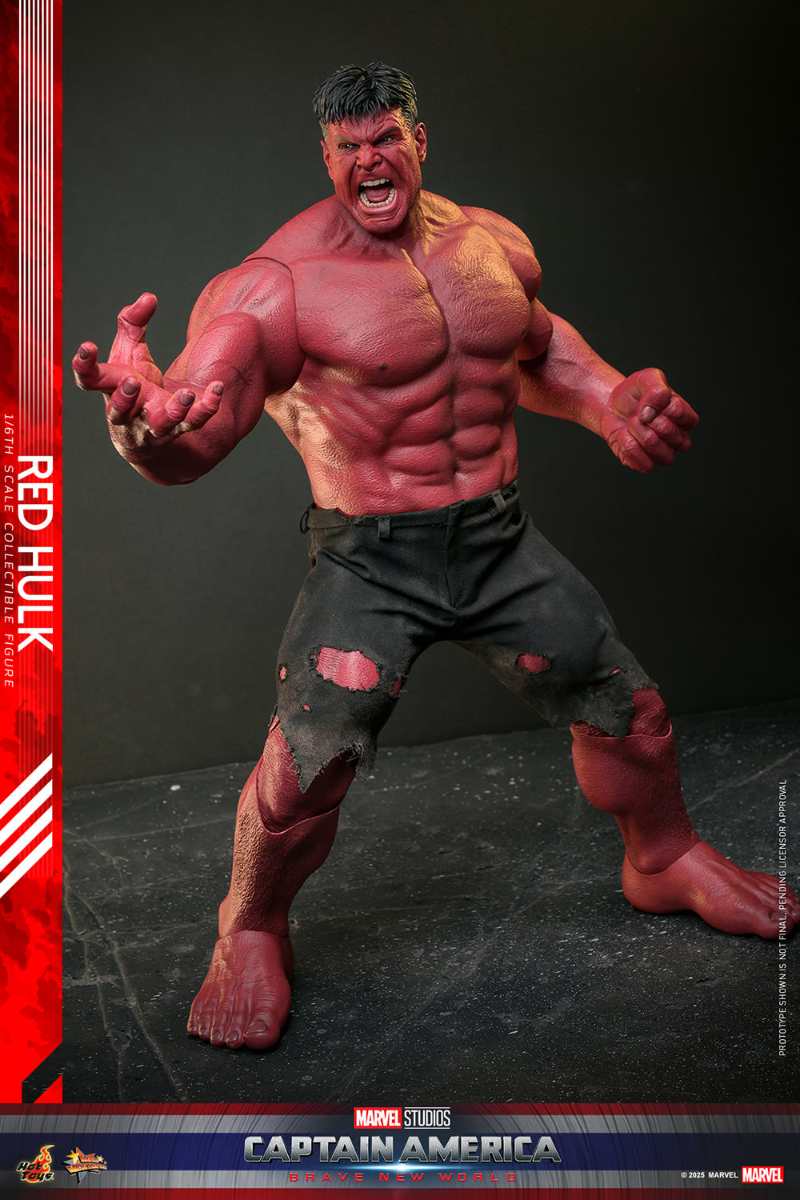 Captain America: Brave New World - Red Hulk 1:6 Scale Collectable Action Figure