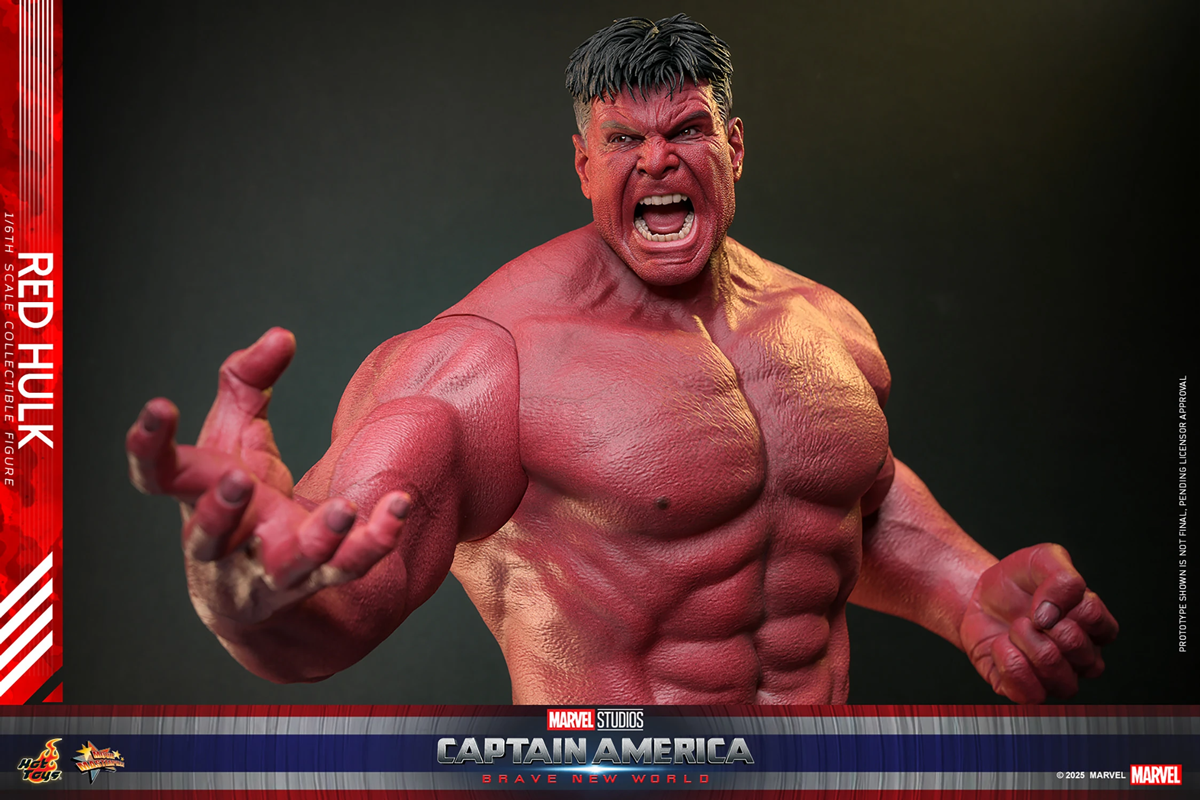 Captain America: Brave New World - Red Hulk 1:6 Scale Collectable Action Figure