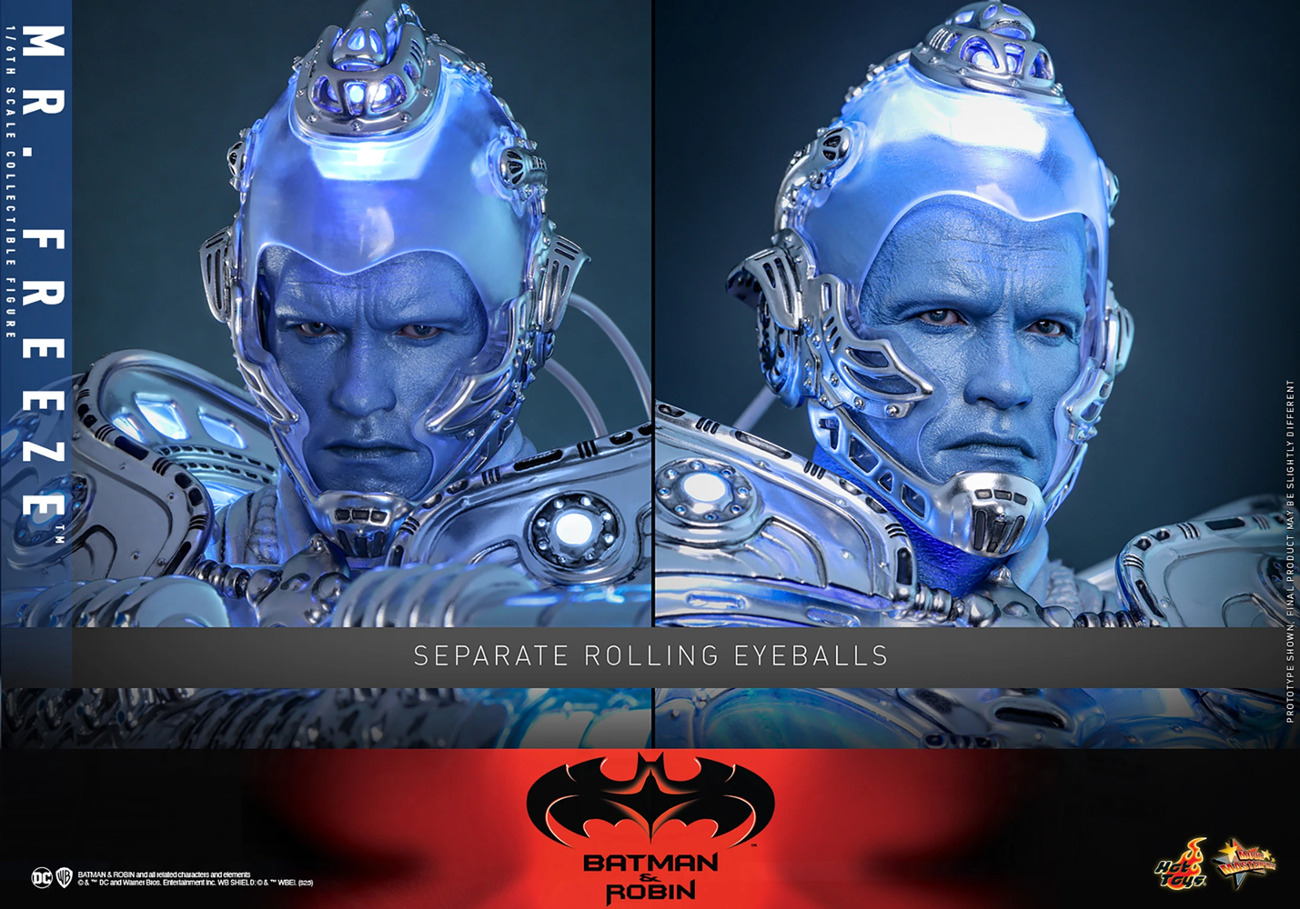 Batman y Robin - Figura de acción coleccionable de Mr. Freeze a escala 1:6