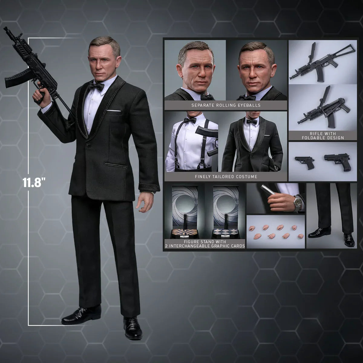 James Bond: No Time To Die - James Bond (Daniel Craig) 1:6 Scale Collectable Action Figure