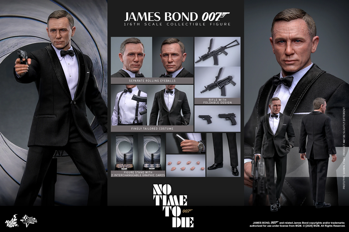 James Bond: No Time To Die - James Bond (Daniel Craig) 1:6 Scale Collectable Action Figure
