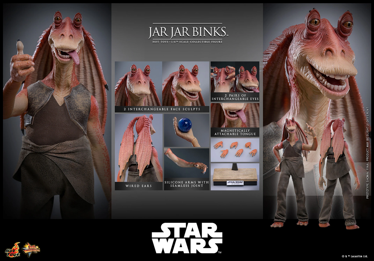 Star Wars: The Phantom Menace - Jar Jar Binks 1:6 Scale Collectable Action Figure