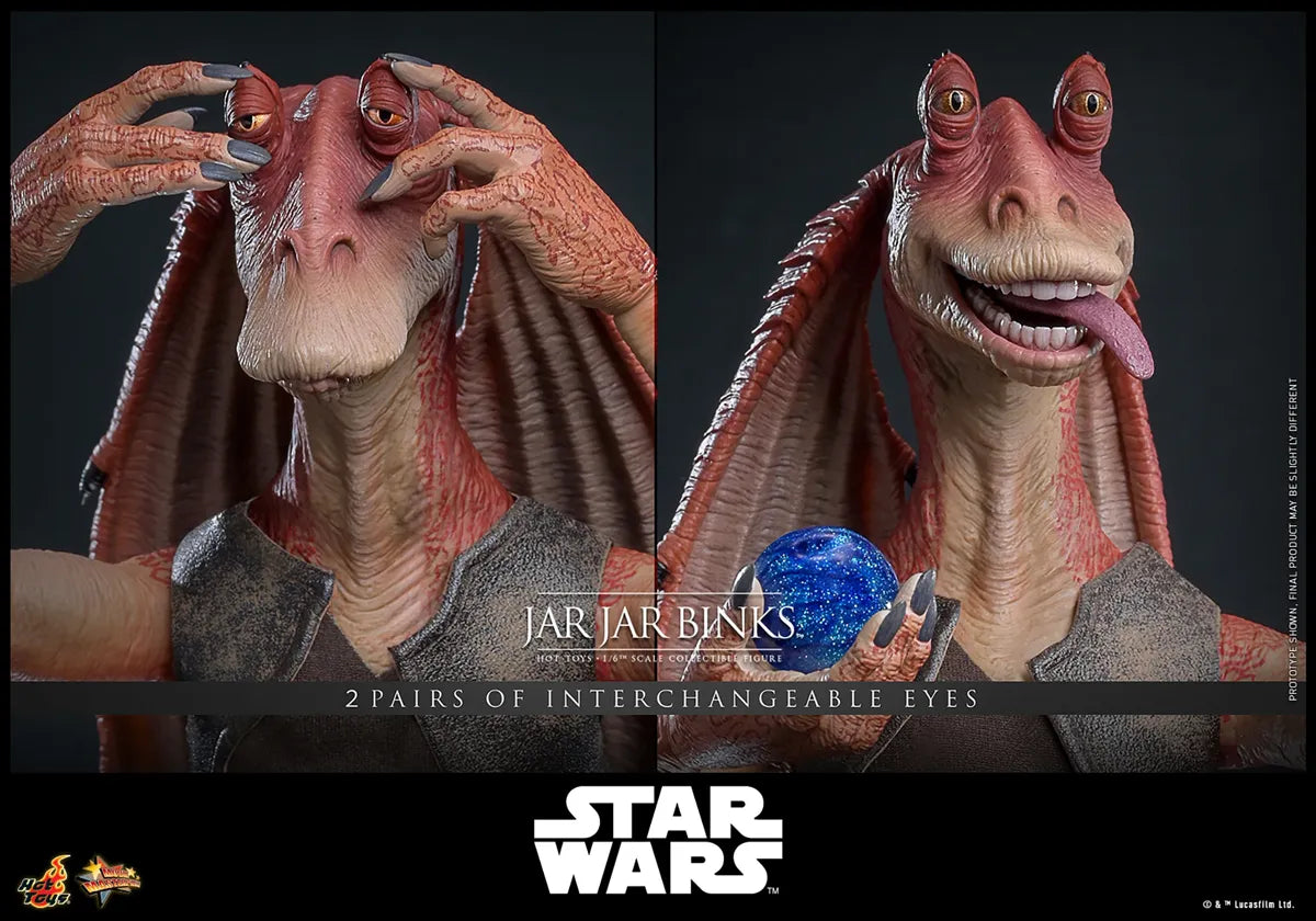 HOTMMS807 Star Wars: The Phantom Menace - Jar Jar Binks 1:6 Scale Collectable Action Figure - Hot Toys - Titan Pop Culture