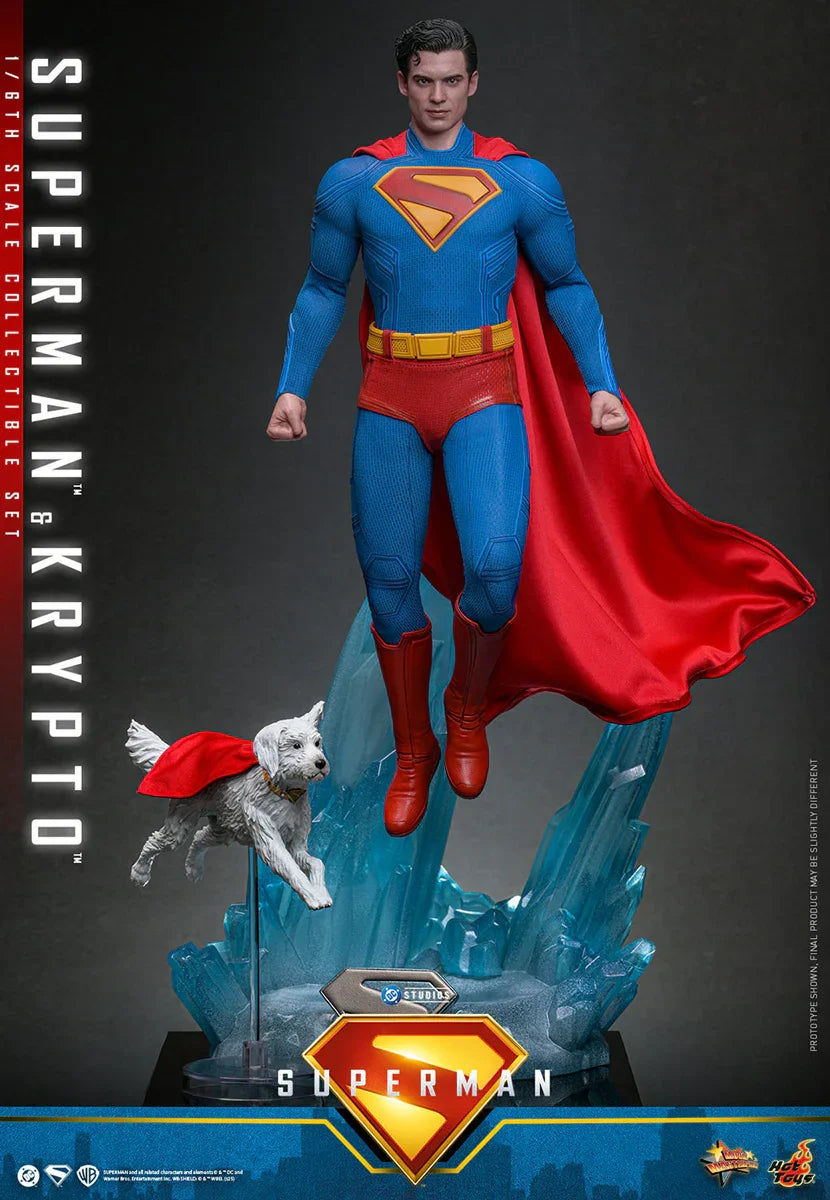Superman (2025) - Superman & Krypto 1:6 Scale Collectable Action Figure Set