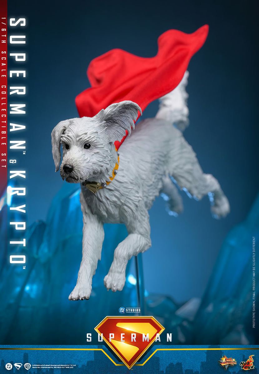 Superman (2025) - Superman & Krypto 1:6 Scale Collectable Action Figure Set