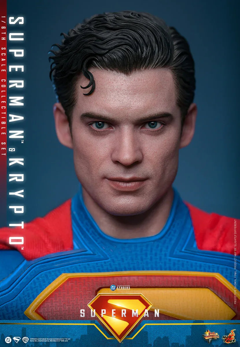 Superman (2025) - Superman & Krypto 1:6 Scale Collectable Action Figure Set