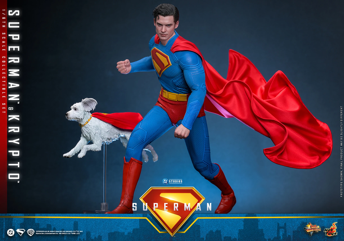 Superman (2025) - Superman & Krypto 1:6 Scale Collectable Action Figure Set