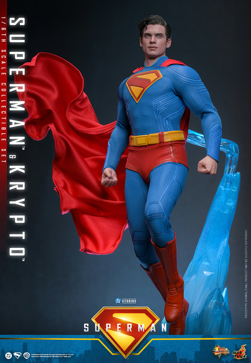 Superman (2025) - Superman & Krypto 1:6 Scale Collectable Action Figure Set