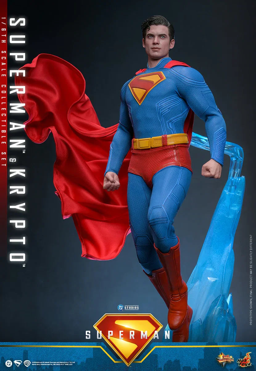 Superman (2025) - Superman & Krypto 1:6 Scale Collectable Action Figure Set