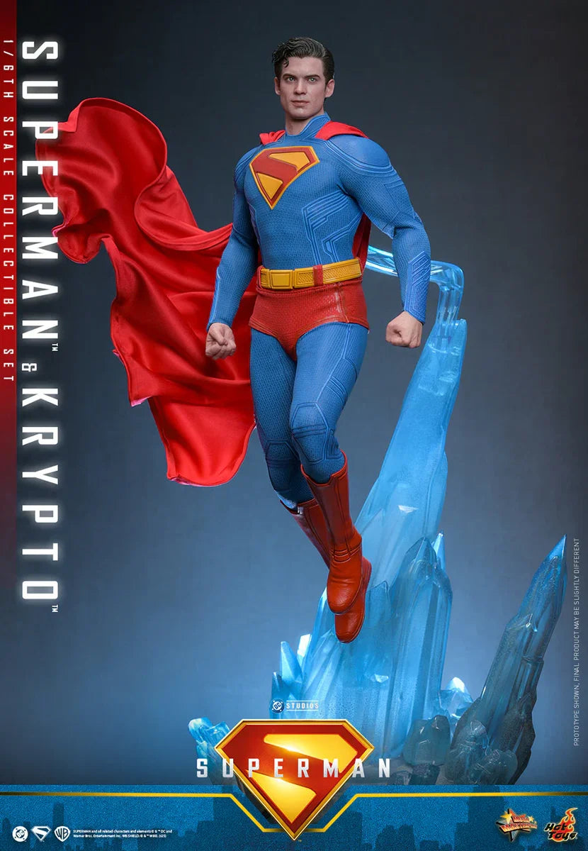 Superman (2025) - Superman & Krypto 1:6 Scale Collectable Action Figure Set