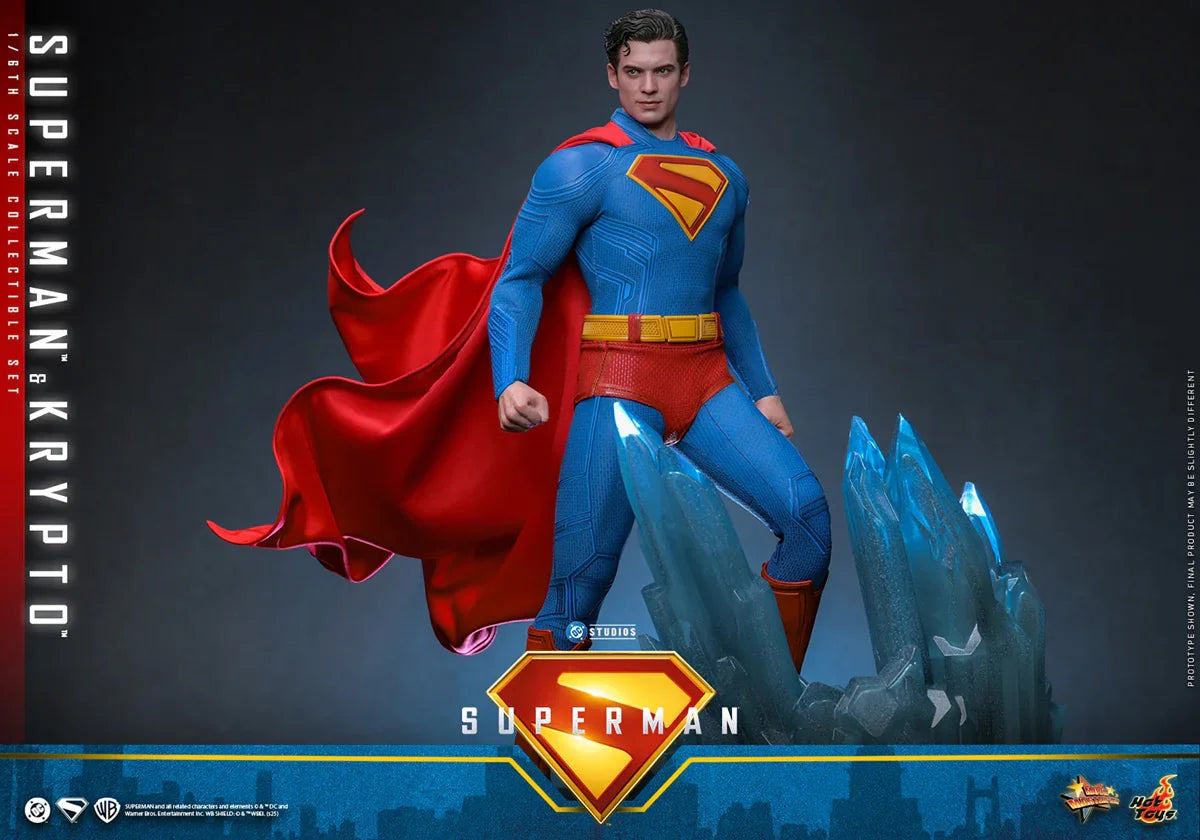Superman (2025) - Superman & Krypto 1:6 Scale Collectable Action Figure Set