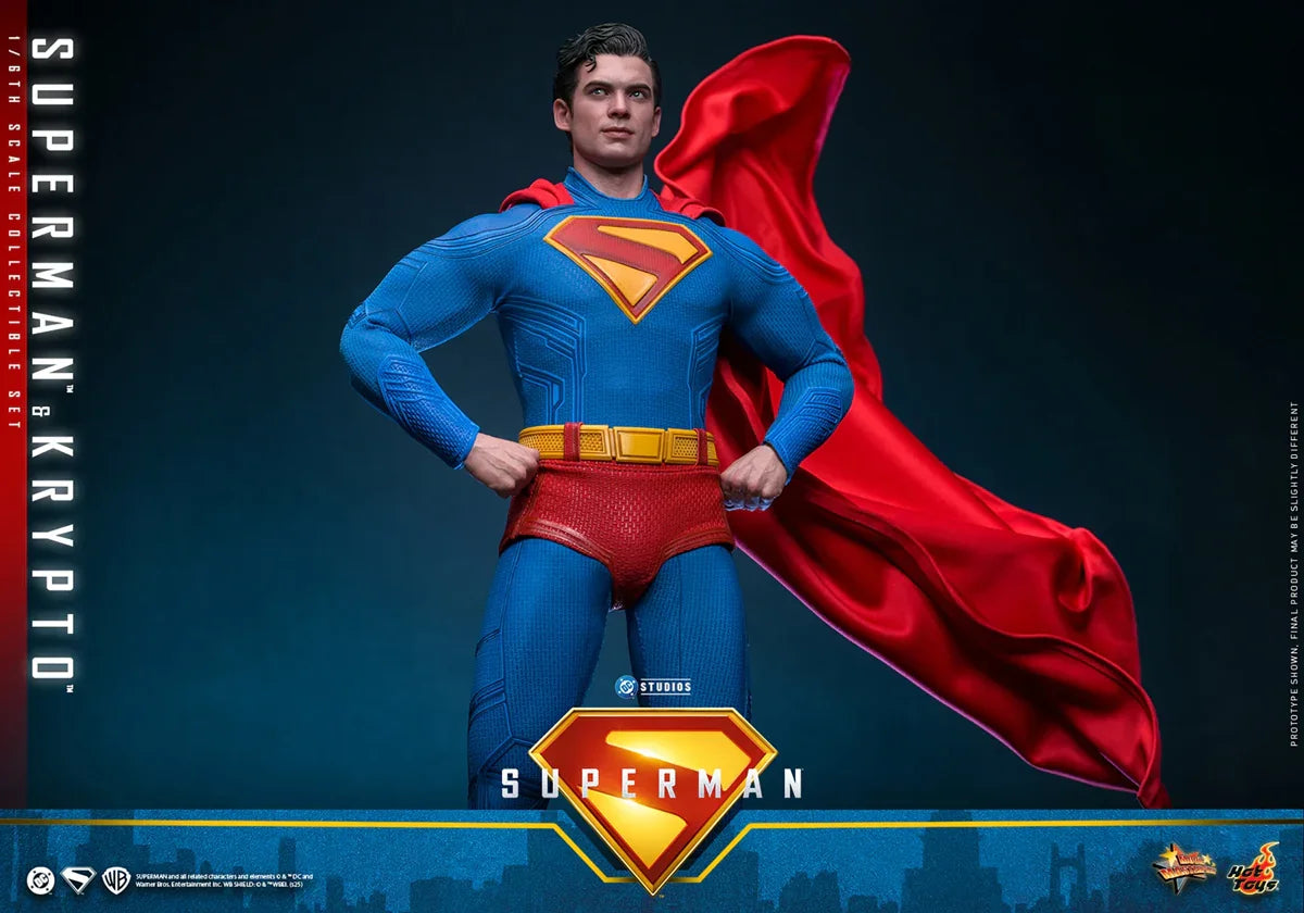 Superman (2025) - Superman & Krypto 1:6 Scale Collectable Action Figure Set